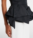 Max Mara Taffeta corset top