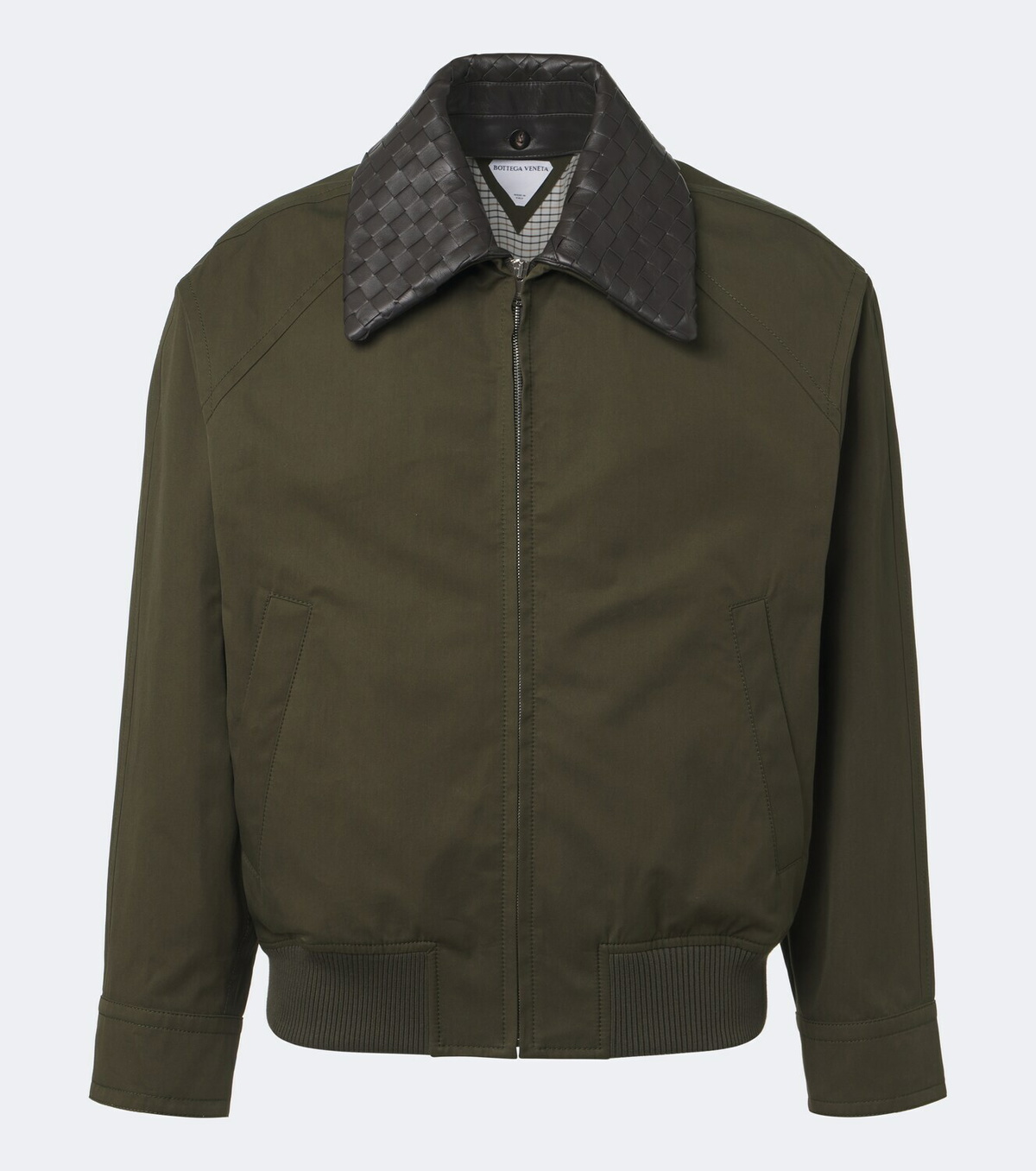 Bottega Veneta Intrecciato cotton twill blouson jacket