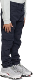 Stone Island Junior Kids Navy Patch Cargo Pants