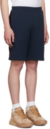 Alexander McQueen Navy Selvedge Shorts