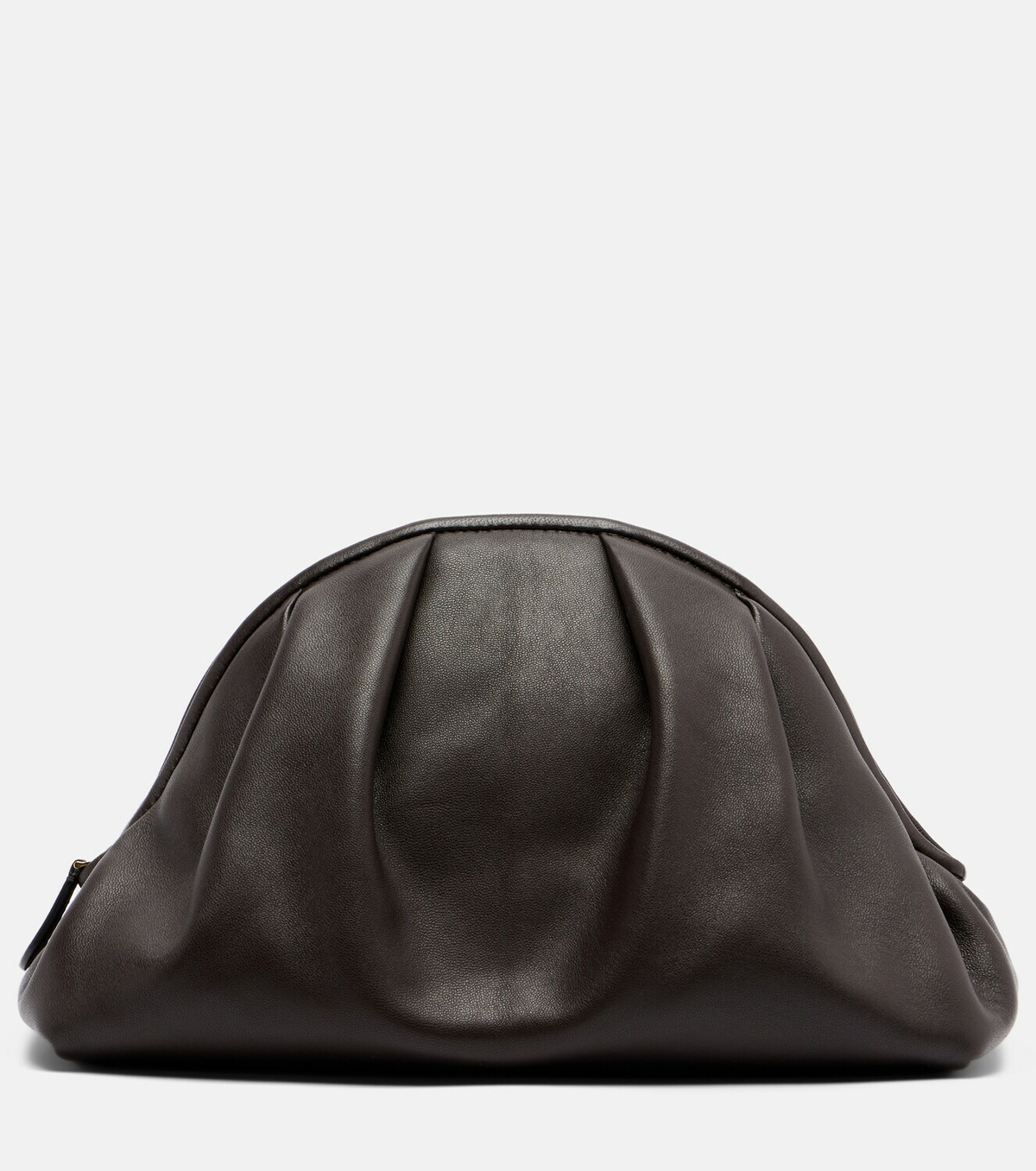The Row Charlotte Small leather clutch