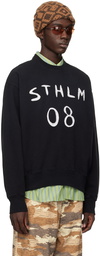 Acne Studios Black Print Sweater