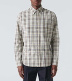 Bottega Veneta Checked cotton shirt