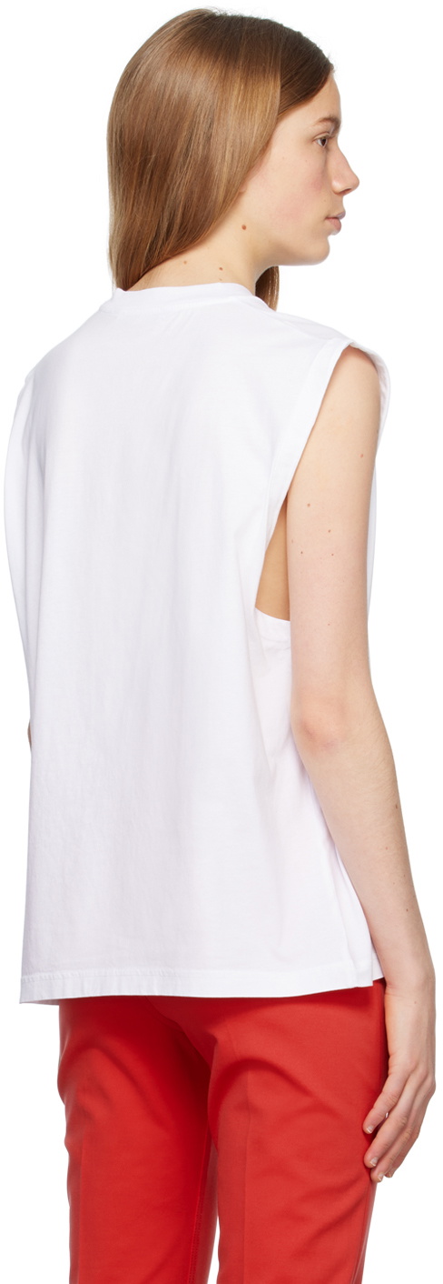 Marni White Printed Tank Top