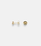 Suzanne Kalan 18kt gold earrings with diamonds