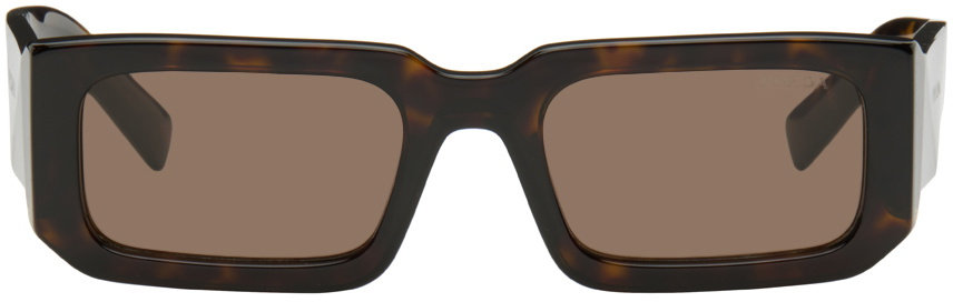 小物 PRADA Brown Sunglasses Prada Eyewear Brown 'Prada Symbole' Sunglasses Prada