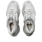 Balenciaga Men's Triple S Sneakers in Silver Metallic