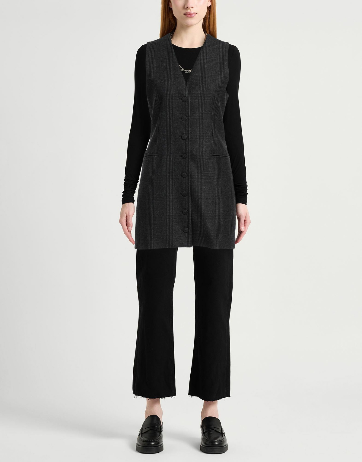 Remain Birger Christensen Womens Tailored Vest Charcoal