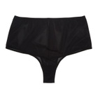 la fille dO Black Confetti Cave High-Rise Thong