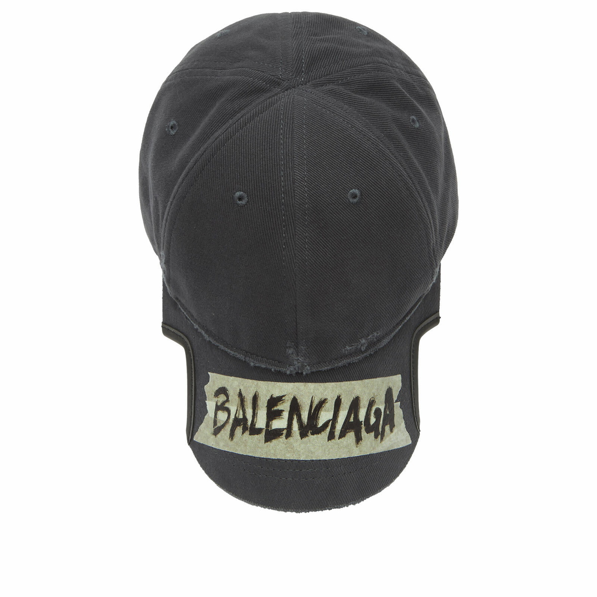 Balenciaga Men's Cap in Faded Washed Black