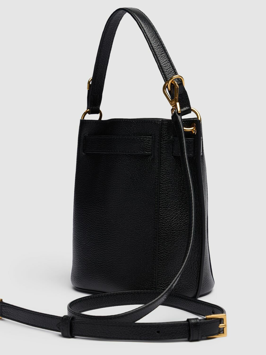 TOM FORD Mini Audrey Grain Leather Bucket Bag TOM FORD