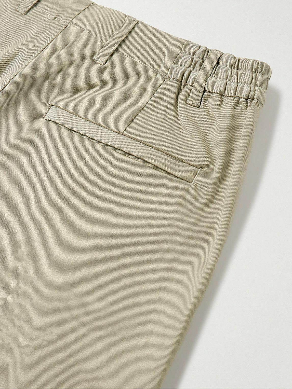Purdey - Straight-Leg Stretch-Lyocell Twill Chinos - Neutrals