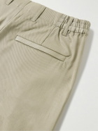 Purdey - Straight-Leg Stretch-Lyocell Twill Chinos - Neutrals