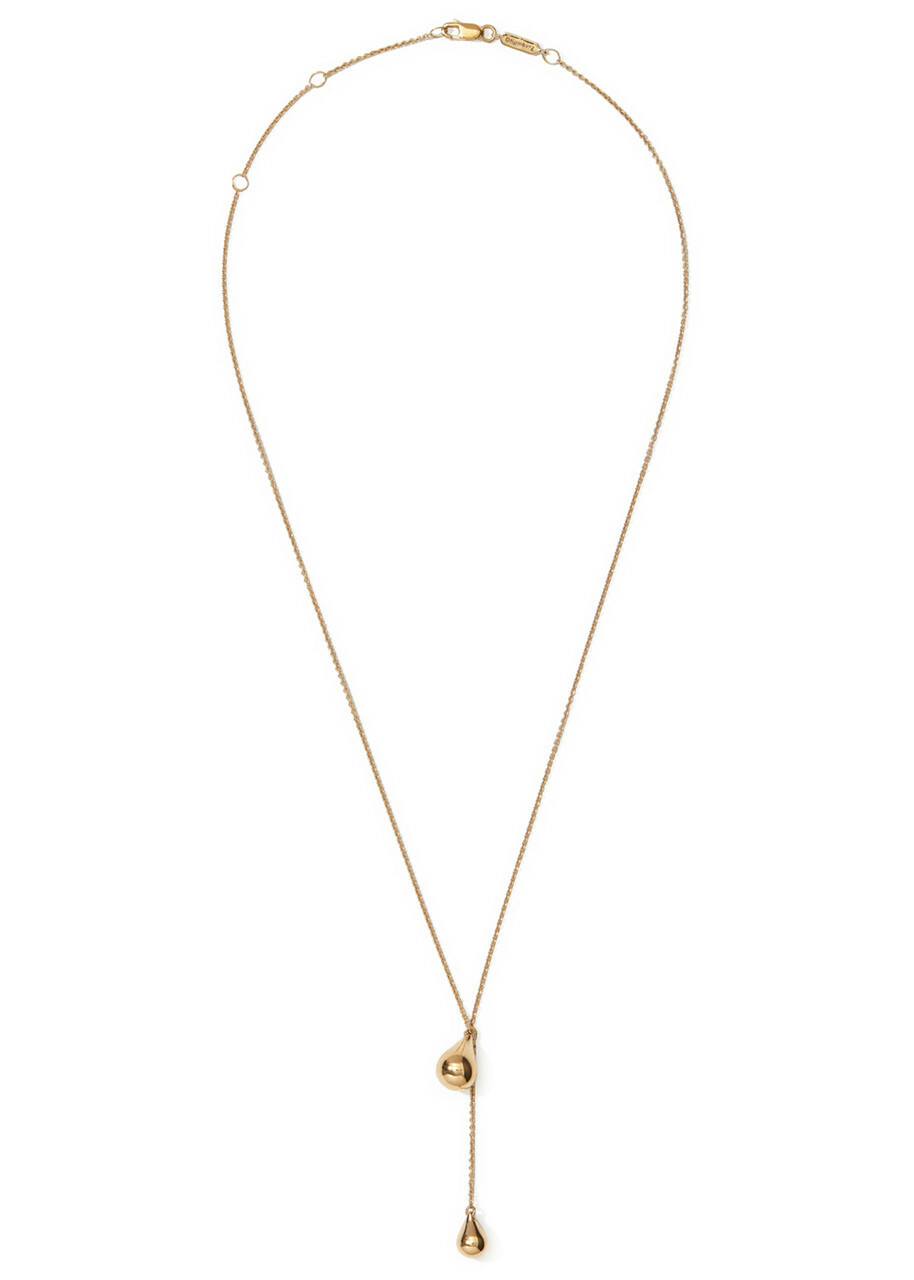 Otiumberg Lariat Pebble 14kt Gold Vermeil Necklace - One Size