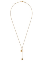 Otiumberg Lariat Pebble 14kt Gold Vermeil Necklace - One Size