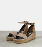 Valentino Garavani Rockstud leather espadrille wedges