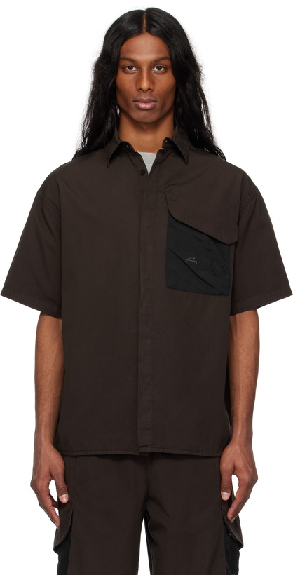 Photo: A-COLD-WALL* Brown Brunswick S/S Shirt