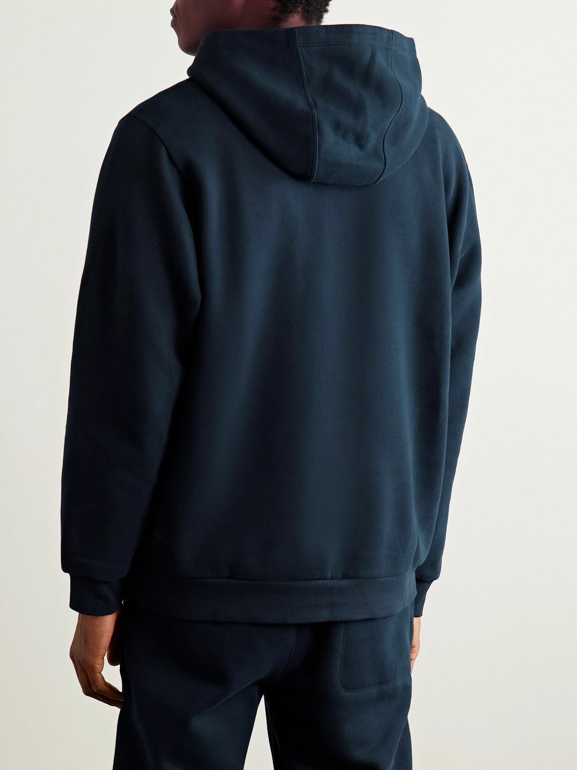 Lululemon - Steady State Cotton-Blend Jersey Hoodie - Blue
