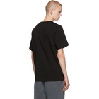 Juun.J Black NSynthetic Printed T-Shirt