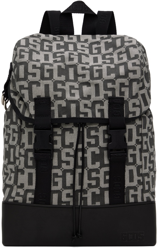 Photo: GCDS Black Monogram Backpack