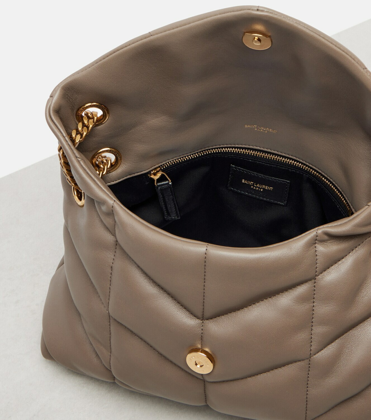 Saint Laurent Puffer Small quilted leather shoulder bag