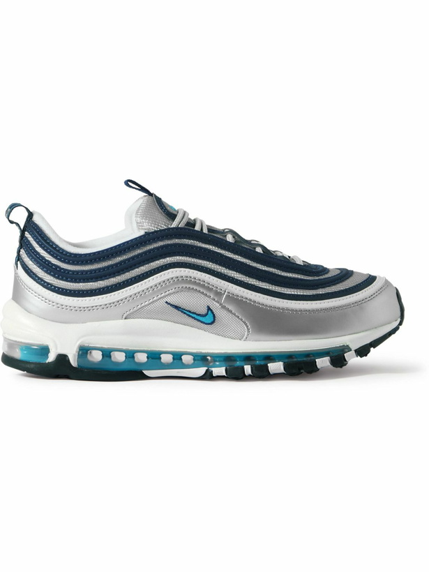 Photo: Nike - Air Max 97 Leather and Mesh Sneakers - Gray