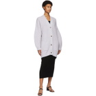 DRAE SSENSE Exclusive Purple Cardigan Dress