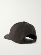 LOEWE - Louis Wain Futurist Cat Leather-Trimmed Appliquéd Embroidered Cotton-Canvas Baseball Cap - Brown