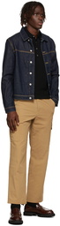 PS by Paul Smith Navy Denim Rider Trucker Jacket