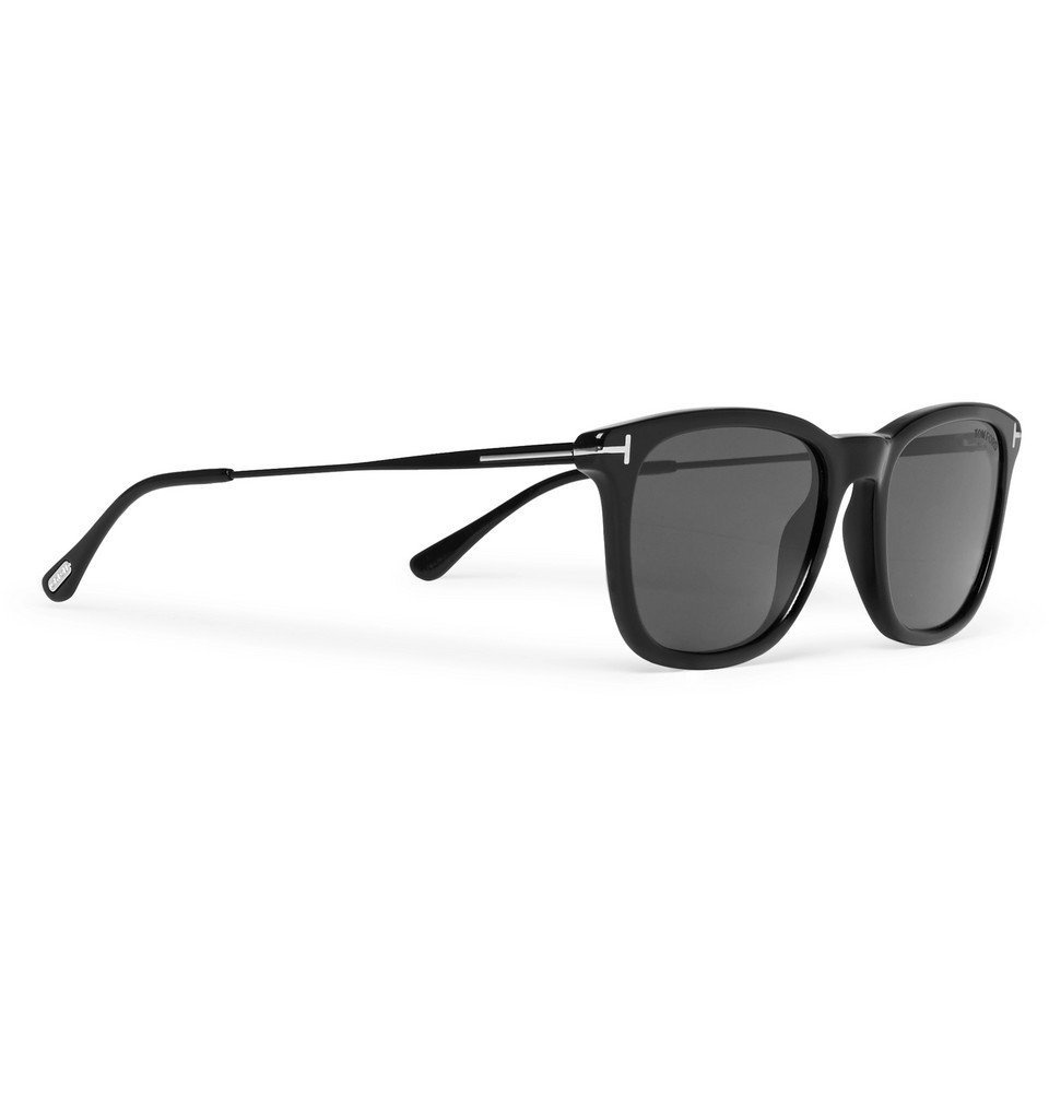 TOM FORD - Square-Frame Acetate Polarised Sunglasses - Men - Black TOM FORD