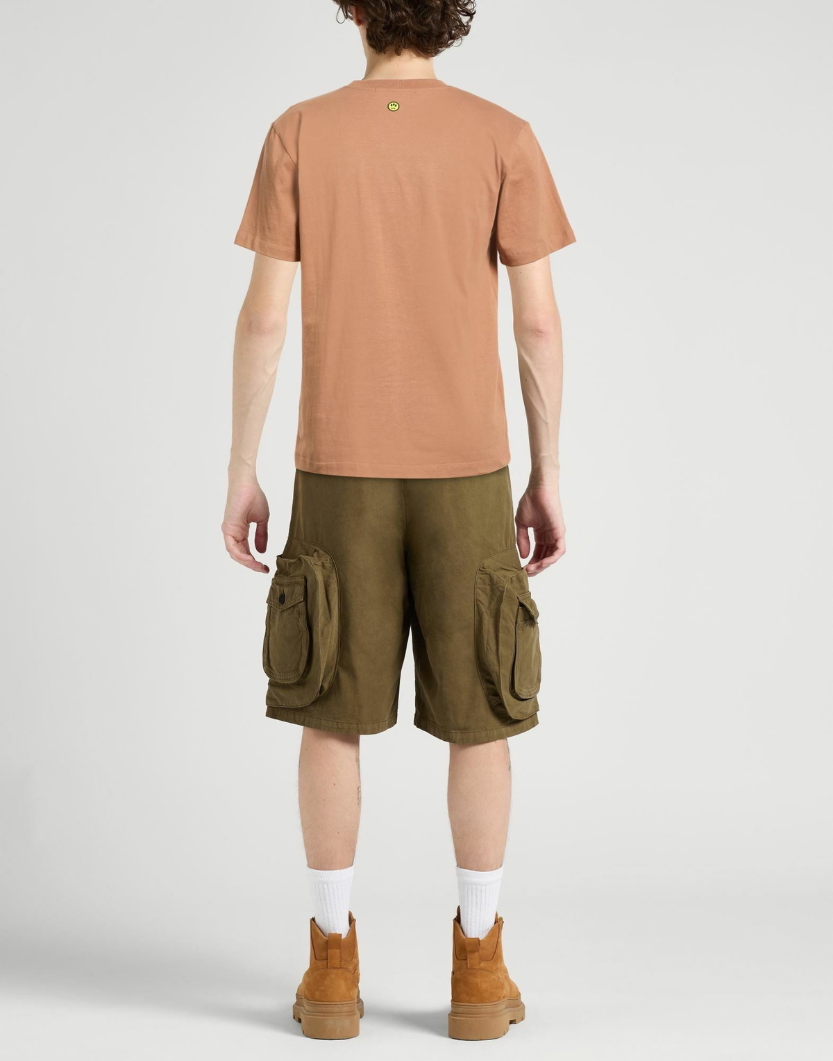 Barrow Mens T-shirt in Brown