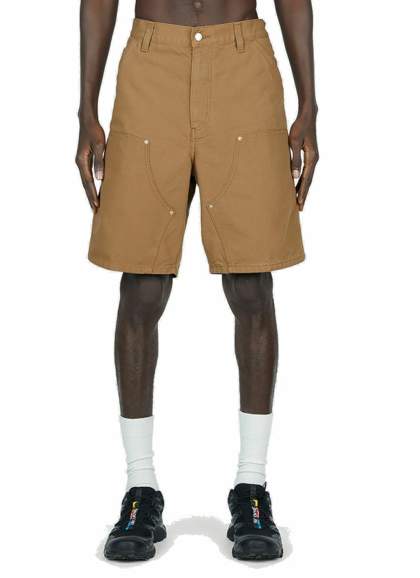 Photo: Carhartt WIP - Double Knee Short in Brown