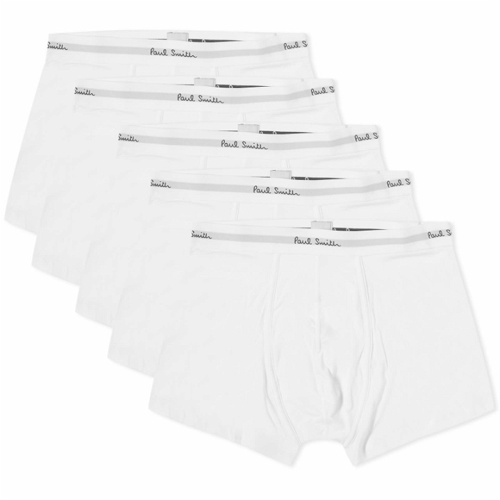 Photo: Paul Smith Men's Trunk - 5 Pack in Whites