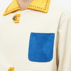 Bode Men's Donkey Party Jacket in Ecru Multi