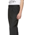 Comme des Garcons Homme Deux Black Striped Trousers