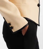 Valentino Bow-detail virgin wool crêpe jacket