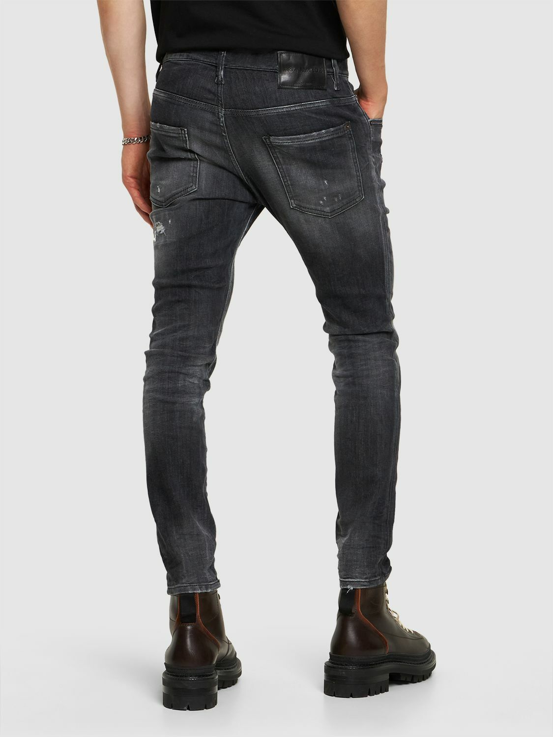 Skater Stretch Cotton Denim Jeans