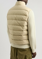 Moncler Contrin Quilted Shell Gilet Cream