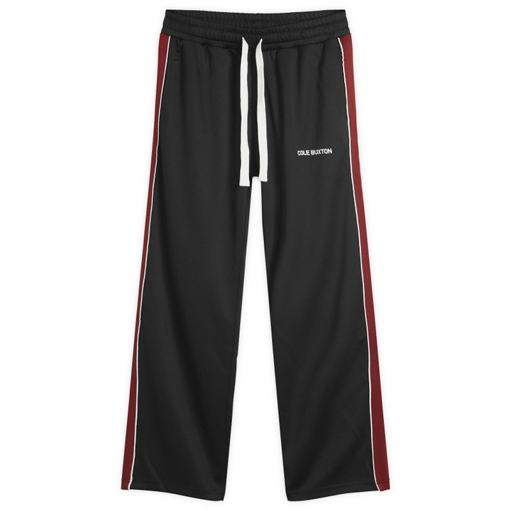 Photo: Cole Buxton Men's Contrast Tape Track Pant in Black/Red