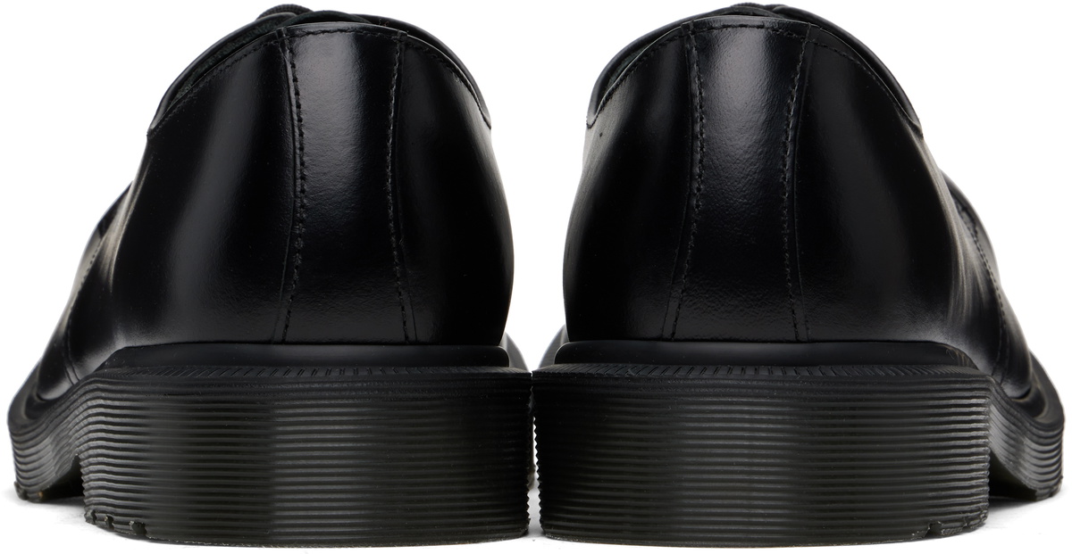 Dr. Martens Black 1461 Analine Leather Steel Toe Derbys Dr
