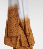 Loewe Printed bow-detail jersey shirt