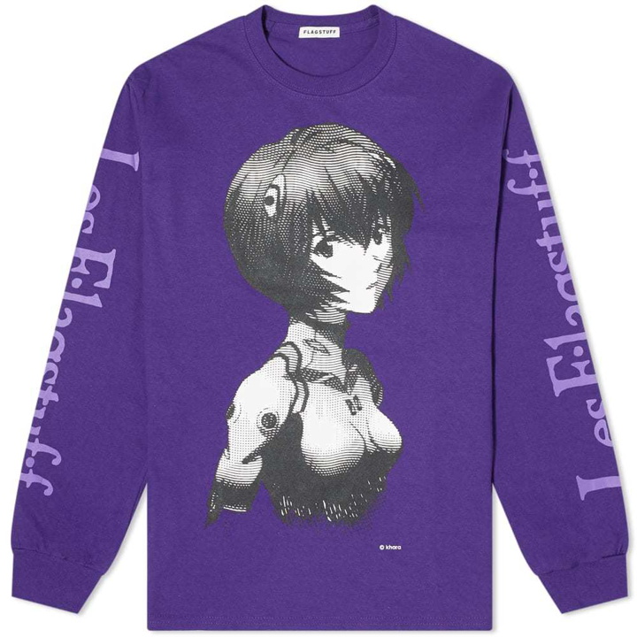 Photo: Flagstuff x Evangelion Long Sleeve Les F-lagstuf-F Tee