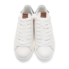 Coach 1941 White and Navy C101 Low-Top Sneakers