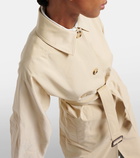 Toteme Belted cotton and silk trench coat