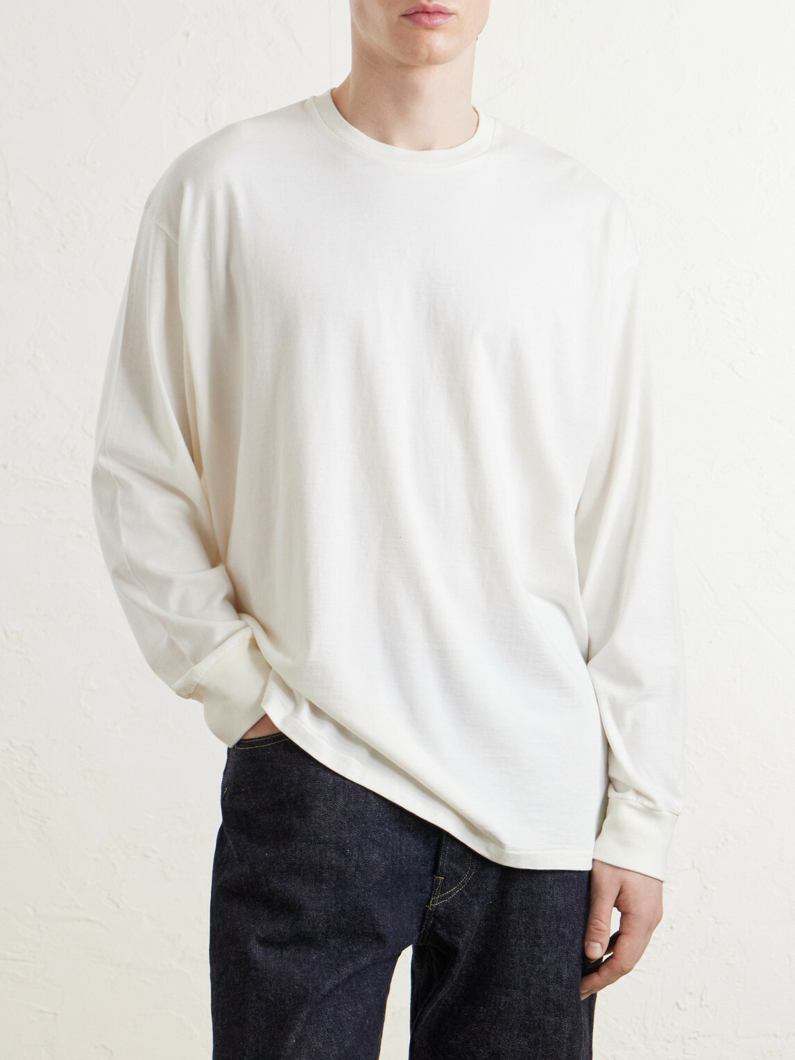 A.PRESSE - Cotton and Cashmere-Blend T-Shirt - White