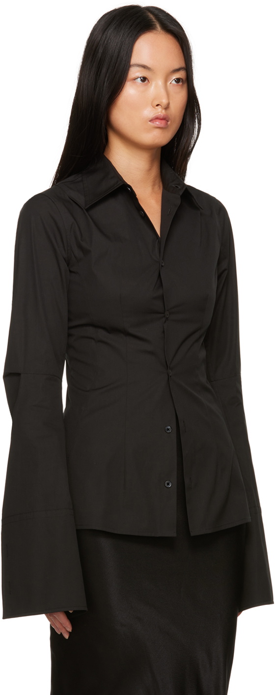 Ann Demeulemeester Black Gracienne Shirt Ann Demeulemeester