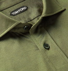 TOM FORD - Jersey Shirt - Army green