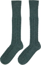 Maison Margiela Green & Gray Bootleg Socks