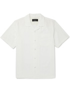 RAG & BONE - Avery Camp-Collar Cotton-Chambray Shirt - White - S