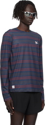 District Vision Navy Lightweight Long Sleeve Graphic T-shirt